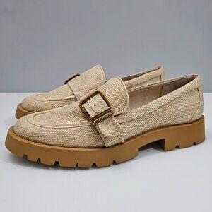 Dolce Vita Raffia Buckle Loafer